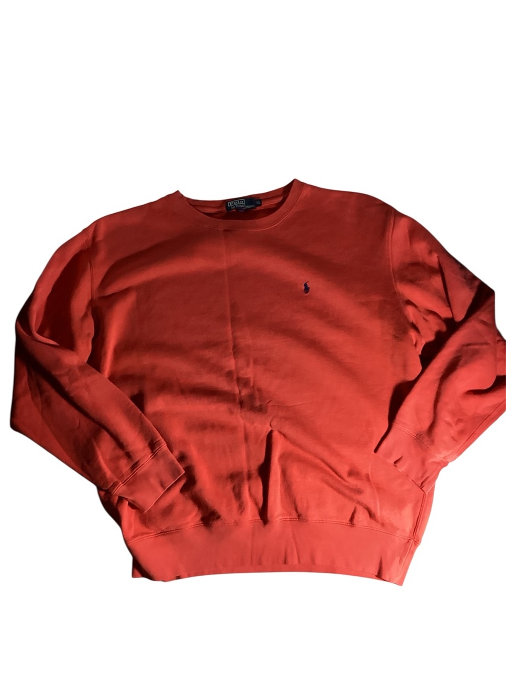Polo by Ralph Lauren Men's Red Crewneck Sweatshirt